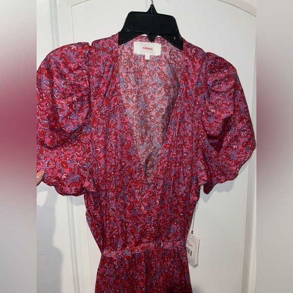 NWT XIRENA Gabrielle Dress in Pink Flora 💗 Large - Picture 12 of 14